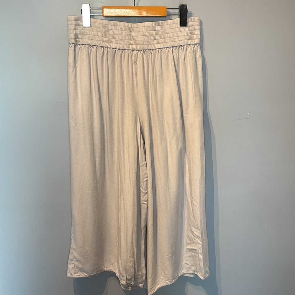 Aritzia Sunday Best Sullivan Pants in Dove Grey Wide Leg and Cropped - Picture 4 of 8